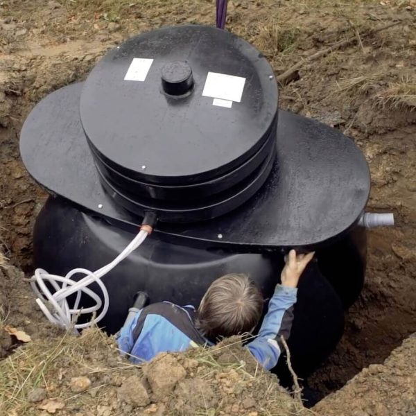 Instalace biologické čistírny odpadních vod Hellstein STMH pro domácnosti