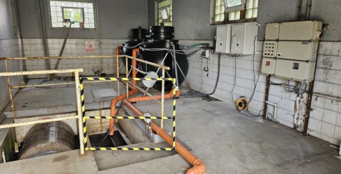 Průběh instalace čistírny odpadních vod STMH15 v&nbsp;areálu firmy KNAUF
