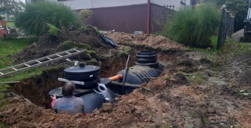 Instalace domovní čistírny STMH5 v&nbsp;Petrovicích