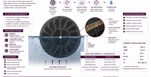 Pevny nosic biomasy - podklad pro rust biofilmu v&nbsp;technologii STMH