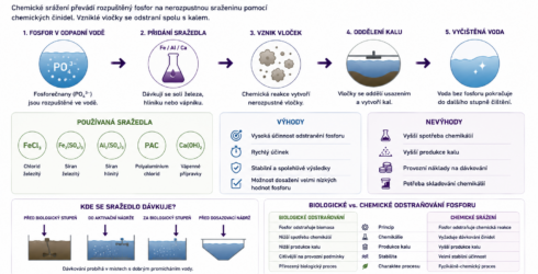 Chemicke srazeni fosforu - ucinna metoda odstranovani fosforu z&nbsp;odpadni vody
