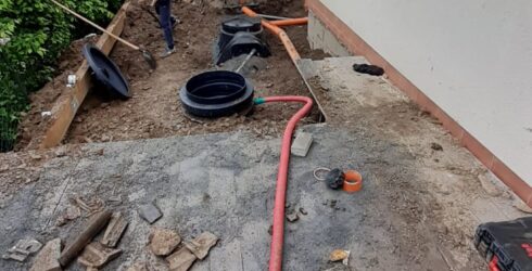 Instalace moderni cistirny odpadních vod STMH v Neveklov.