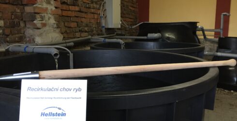 realizace čističky chovné vody pro ryby STMHR500