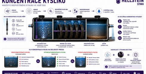 Koncentrace kysliku - mnozstvi rozpusteneho kysliku ve vode