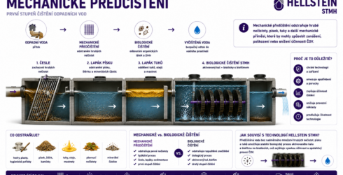 Mechanicke precisteni - prvni stupen cisteni odpadnich vod
